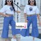 Set Fete Denim 2-8 Ani Ivoire - 5ANIMarimea