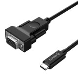 Cablu Orico XC-202-18 Usb Type-C &ndash; VGA negru