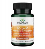 R-5-P Riboflavin 5-Phosphate 50 miligrame Vitamina B2 Coenzimata 60 capsule Swanson