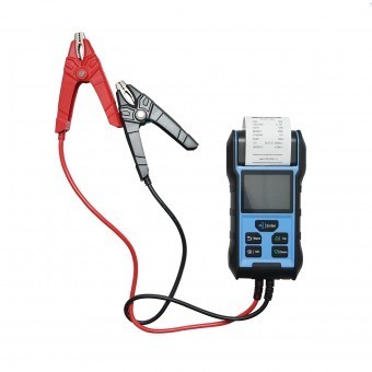 Tester baterie digital cu imprimanta 12-24V, testare 3-360 Ah, protectie polaritate inversa, afisaj LCD color foto