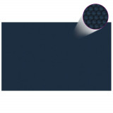 Folie solara plutitoare piscina, negru/albastru, 800x500 cm, PE GartenMobel Dekor, vidaXL