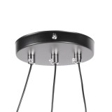 Pendul Glace 3XE27 IP20, negru, Erste
