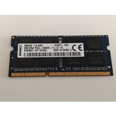 Memorie RAM Laptop, Kingston, 8GB, 2Rx8, DDR3L, PC3L-12800S, 1600MHz, 1.35V, KN2M64-ETF, CL11, Non-ECC, SODIMM, 204 pini