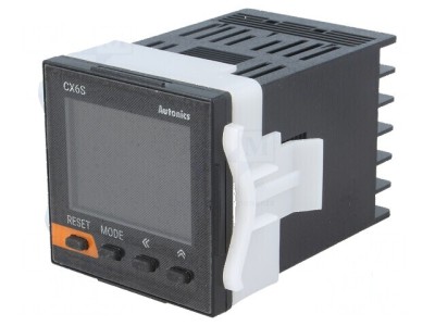 Contor electronic LCD - Timp consumat/impulsuri SPDT pe panou foto