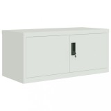 Cumpara ieftin Fiset, gri deschis, 90x40x40 cm, otel