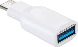 Adaptor USB 3.0 A mama - USB Type C tata alb Goobay