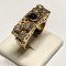 INEL AUR 18K + 8 Diamane = 1.64ct + 1 Safir - Franta - Vintage - Mare - Unisex !