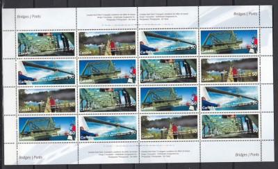 Canada - PODURI - BL. 16 val. - MNH foto