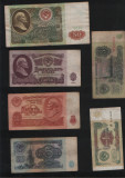Lot / Set Ruble Rusia 1961-1992 / 1+3+5+10+25+50+100+200+500+1000 / URSS CCCP