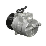 Compresor aer conditionat Saab 9-5, 1997-2010, motorizare 2.0 T/2.3 T/3.0 V6 T, benzina; 1.9 TiD/2.2 TiD/3.0 TiD, diesel, rola curea 120 mm, 6 canelu