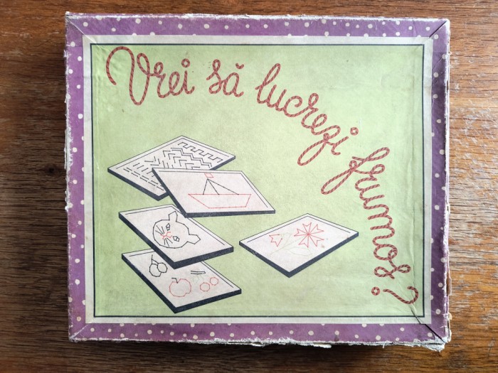 Joc vintage Vrei sa lucrezi frumos I.P.T. 1962 / R5P