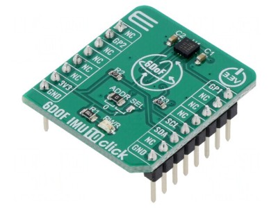 6DOF IMU Accelerometru Magnetometru Click Board foto