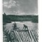 4475 - RAFTING on Bistrita, Romania - old postcard, real PHOTO - unused