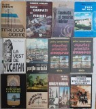 20+ vol. calatori explotarori (Grigorescu Meitoiu Retinschi Gafita Buhoiu Arsenescu Aderca Salagean Manta Cocean Iacoban Comarnescu etc) autori romani
