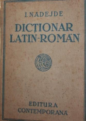 DICTIONAR LATIN-ROMAN foto