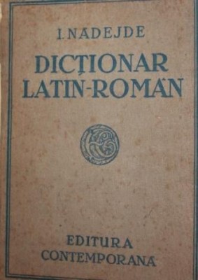 DICTIONAR LATIN-ROMAN foto