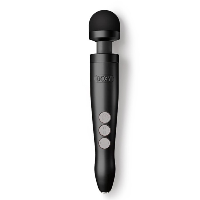 Vibrator Masaj Doxy Die Cast 3R Reachargeable Wand, Matte Black