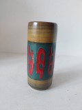 Vaza ceramica vintage Duemler Breiden 164-14, anii 50-60, West German, Mid Century Modern,