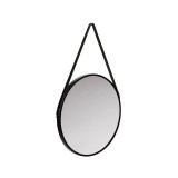 Oglinda decorativa, 50 cm, Negru, Metal, ATU-080801