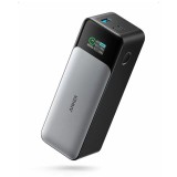 Baterie externa 24.000mah, 140w, 2x usb-c, usb-a, gan prime, anker, black/gray