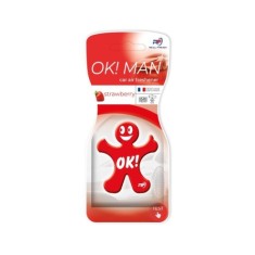Odorizant auto Real Fresh, OK!MAN Polimer Strawberry