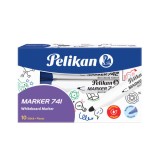 MARKER WHITEBOARD 741 ALBASTRU, Pelikan