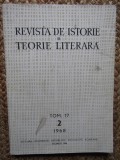 REVISTA DE ISTORIE SI TEORIE LITERARA, 1968, TOM. 17, NR. 2