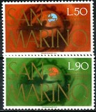 San Marino 1974 - UPU 2v.neuzat,serie completa,perfecta stare(Z)