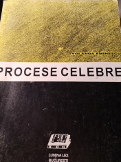 PROCESE CELEBRE - YOLANDA EMINESCU, ED LUMINA LEX 1995,263 PAG foto