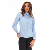 Camasa office bleu cu funda