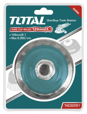 TOTAL - PERIE SARMA TIP CUPA - FIR RASUCIT - 125MM PowerTool TopQuality foto