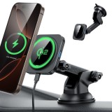 Suport auto telefon incarcare MagSafe Qi2 ESR CryoBoost HaloLock