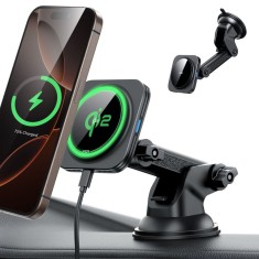 Suport auto telefon incarcare MagSafe Qi2 ESR CryoBoost HaloLock foto