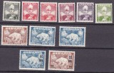 Groenlanda 1938/46/56 fauna MI 1-7/26-27/37-38 MNH