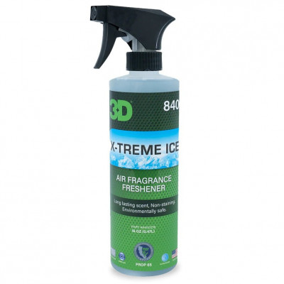 Odorizant Auto 3D X - Treme Ice Air Freshener, 473 ml foto