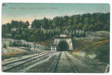 4218 - ORSOVA, Railway Tunnel, Romania - old postcard, CENSOR - used - 1918, Circulata, Printata