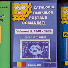 Oferta vanzare SET 3 Cataloage Vol I,II si III Timbrelor Postale Romanesti