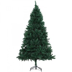 Brad de Craciun 180cm, brad artificial cu baza, brad verde, decoratiune de craciun de sarbatori HOMCOM | Aosom Romania
