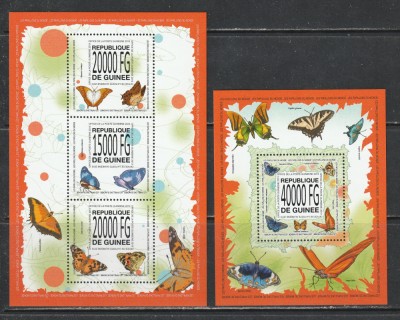 Guinea 2013 - Fluturi S/S 2v MNH foto