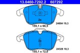 ATE 13.0460-7292.2 set placute frana,frana disc