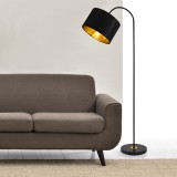 Lampadar Toledo S negru cu abajur inclinabil [lux.pro] HausGarden Leisure