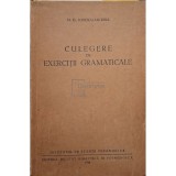 M. El. Ioanescu-Micoara - Culegere de exercitii gramaticale (Editia: 1956)