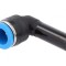 Racord push-in 90&deg; 0,95-6bar polimer
