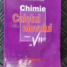 CHIMIE CAIETUL ELEVULUI CLASA A VII A FATU STROE , EDITURA CORINT