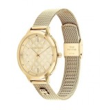 Tommy Hilfiger Iris 1782588 Ceas Damă Quartz Cadran Auriu Brățară Milanese Aurie 36mm
