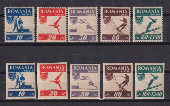 OSP. 1946 LP. 199+200+201 MNH 3 SCAN