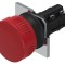 Comutator EAO 16mm acționat prin apăsare, roșu, cod 51-159.0252