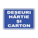Indicator informare Deșeuri H&acirc;rtie și Carton