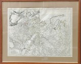 Harta Generala a Imperiului Rus, Partea din Europa si Asia, Robert de Vaugondy,1753