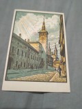 CARTE POSTALA LITOGRAFIE NECIRCULATA, Circulata, Printata